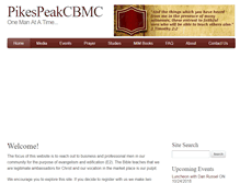 Tablet Screenshot of pikespeakcbmc.com